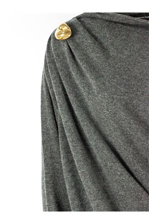 Abito in Platinum lana, cashmere e seta grigio FABIANA FILIPPI | ABD225F618N1288185